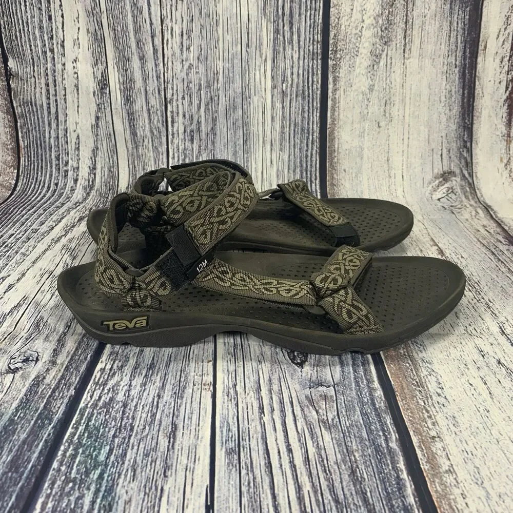 Teva Hurricane 6502 Brown Adjustable Straps Sandals Men’s Size 12